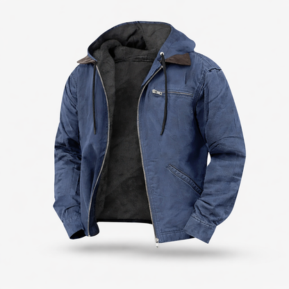 Stef -  Classic Jacket with zipper and hood for men